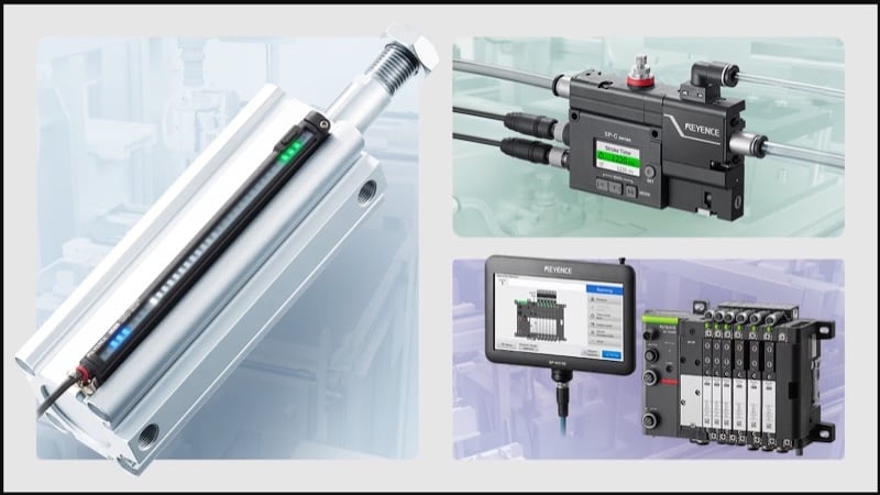Keyence brings self-diagnosing pneumatics with the CS/SP series