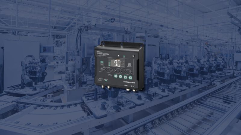 Omron advances machine design with rugged power and barcode checks